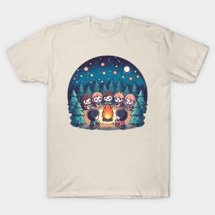 Kawaii Style Camping T-Shirt